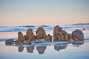Moonset at Sunrise