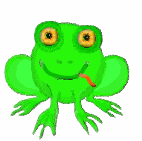 Quentin Quakfrosch, anklicken fr Animation