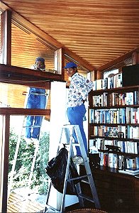 corner in library