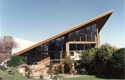 East front of the house