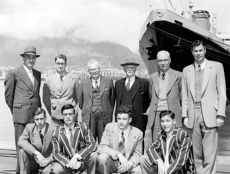 17. 10. 1957: Schoonees family celebrating 100 years in South Africa