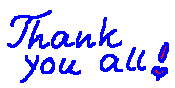 Thank you all!