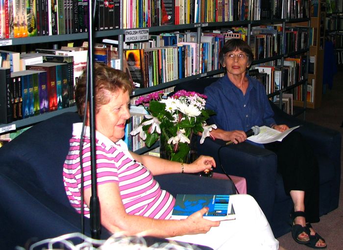 13 March 2010 at Protea Boehuis: ina Spies and Alida Potgieter talk about 