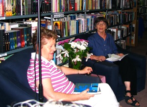 13 March 2010 at Protea Boehuis: ina Spies and Alida Potgieter talk about 